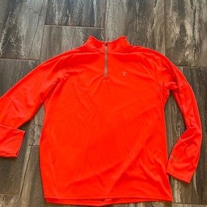 Men’s long sleeve quarter zip high neck